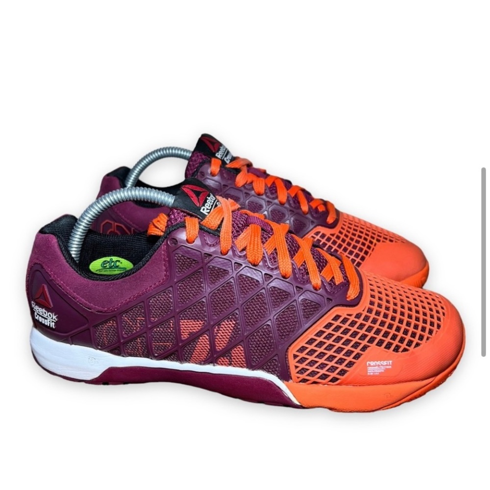 REEBOK Crossfit Workout CF74 Wine
Orange Shoes Women Size 8